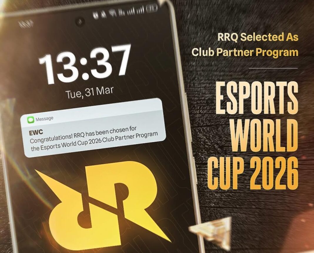 Team RRQ Kembali Terpilih dalam Esports World Cup Foundation Club Partner Program 2026